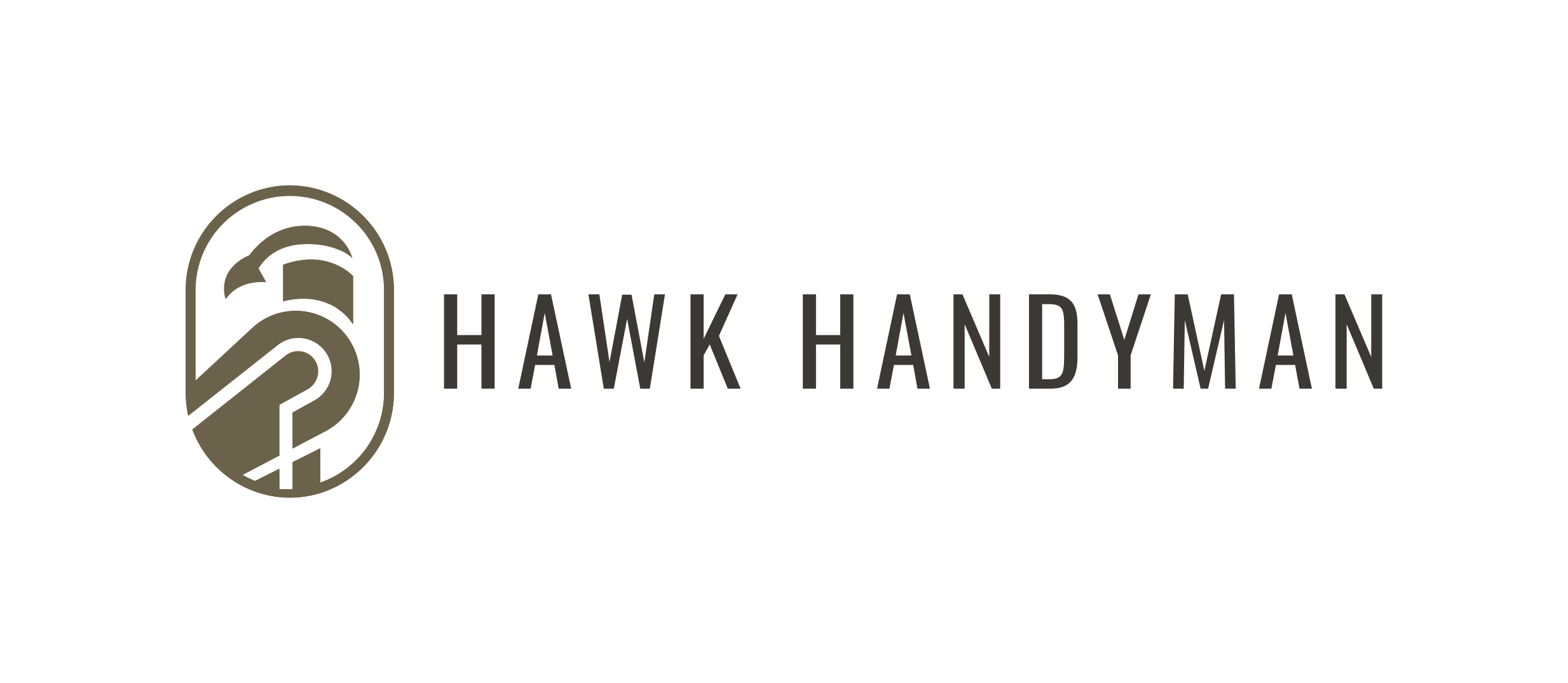 Hawk Handyman Horizontal logo